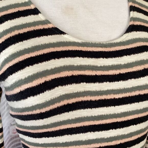 Anthropologie Dolan Left Coast Prita Striped Midi Dress Women’s Small - Picture 6 of 9